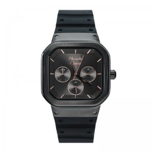 Alexandre Christie AC 2811 Full Black Gold Tick Steel SSBFRIPBARG